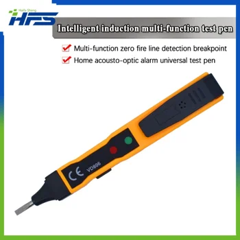 Ручка для измерения напряжения переменного/постоянного тока Электрический Компактный карандаш для проверки напряжения батареи Индуктивный бесконтактный детектор непрерывного напряжения Ручка
