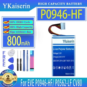 YKaiserin Аккумулятор P0946HF 800 мАч Для портативного фотопринтера EVE P0946-HF/P0562-LF CV80 Bateria