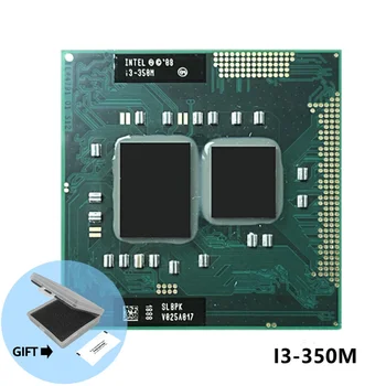 Intel Core i3-350M i3 350M SLBU5 SLBPK 2,2 ГГц Двухъядерный Четырехпоточный процессор 3M 35W Socket G1 / rPGA988A